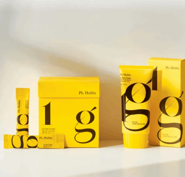 Ph. Hubby 1 Gram Suns Cream Intensive Protection Stick SPF50+ PA++++ 1g*50sticks/Tube 50g