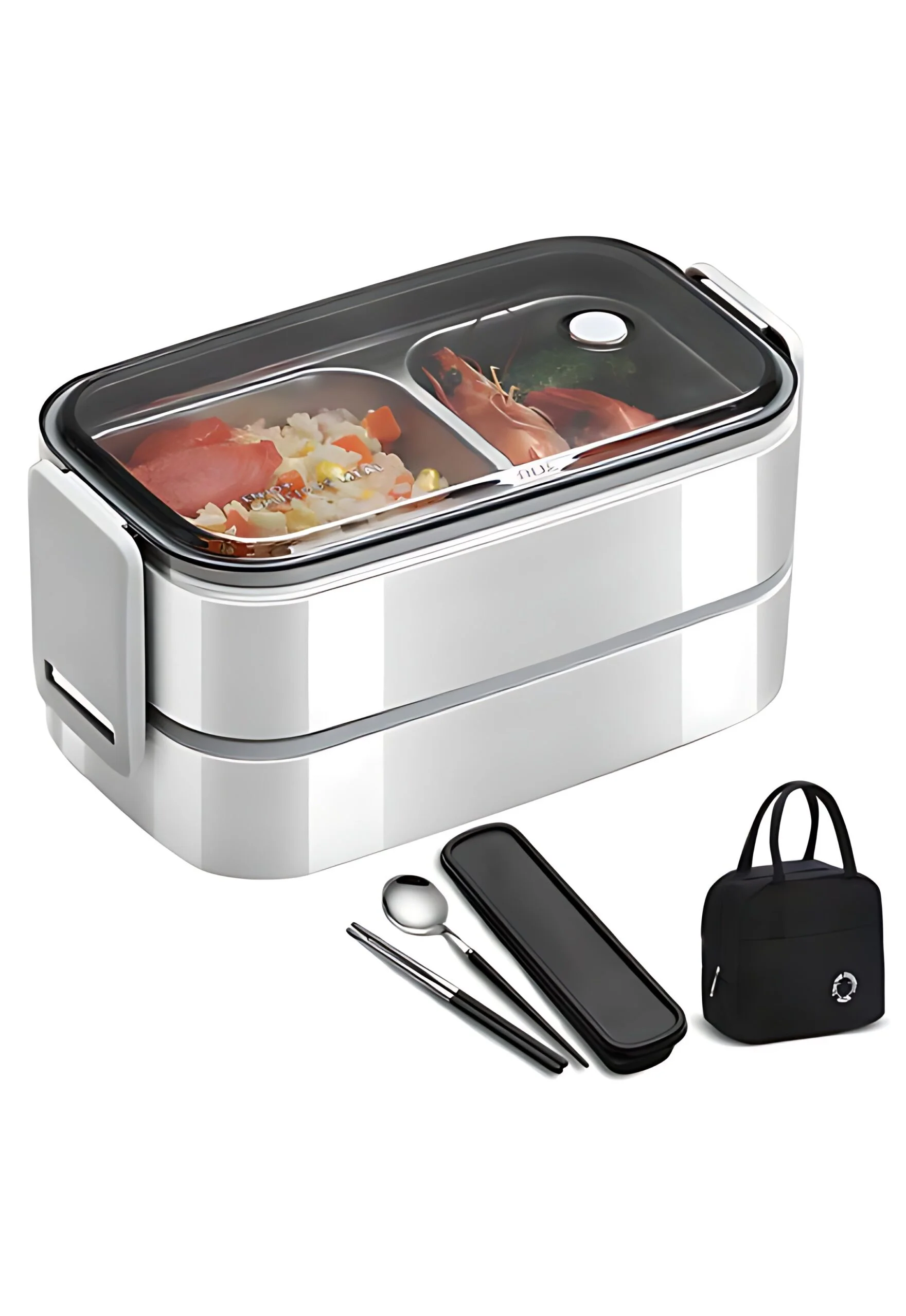 Detao 2-Tier Stainless Steel Lunch Box - Image 2