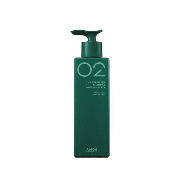 amos Green Tea Shampoo For Oily Scalp 500g