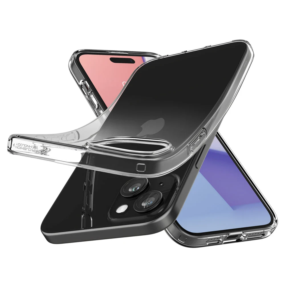 spigen iPhone 15 Case Liquid Crystal - Crystal Clear