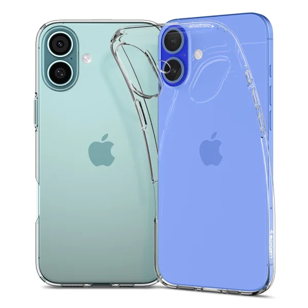 spigen iPhone 16 Case Transparent Jelly Liquid Crystal Crystal Clear