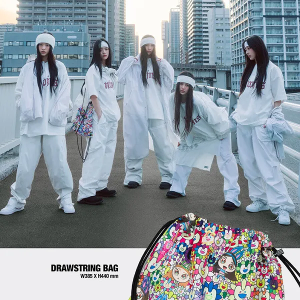 NewJeans - Supernatural [NJ X MURAKAMI Drawstring Bag ver.]