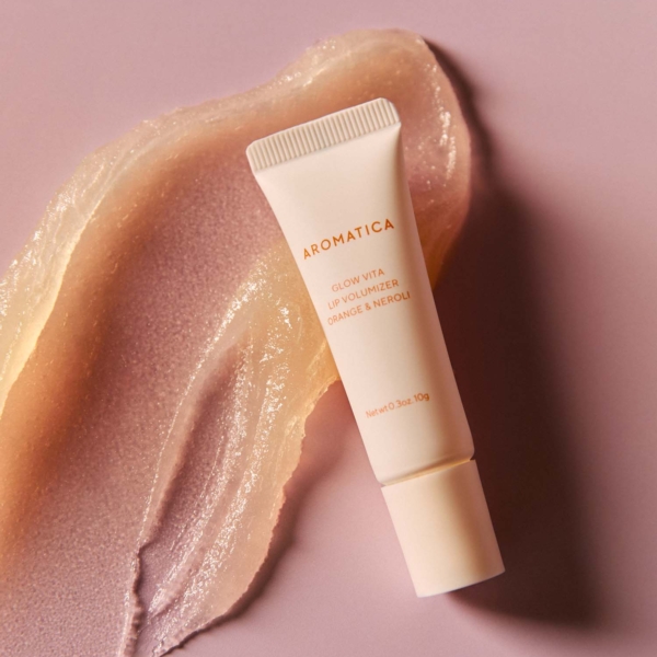 AROMATICA Glow Vita Lip Volumizer Orange & Neroli 10g