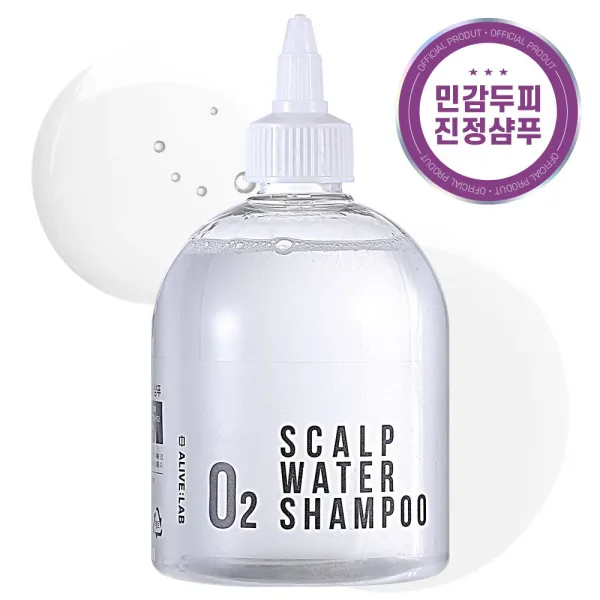 ALIVE:LAB O2 Scalp Water Shampoo 350ml