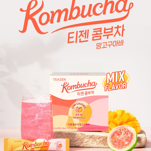 TEAZEN Kombucha Mango Guava 5g*30sticks