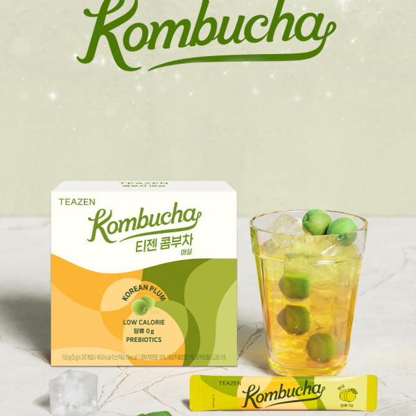 TEAZEN Kombucha Korean Plum 5g*30sticks [2024 NEW]
