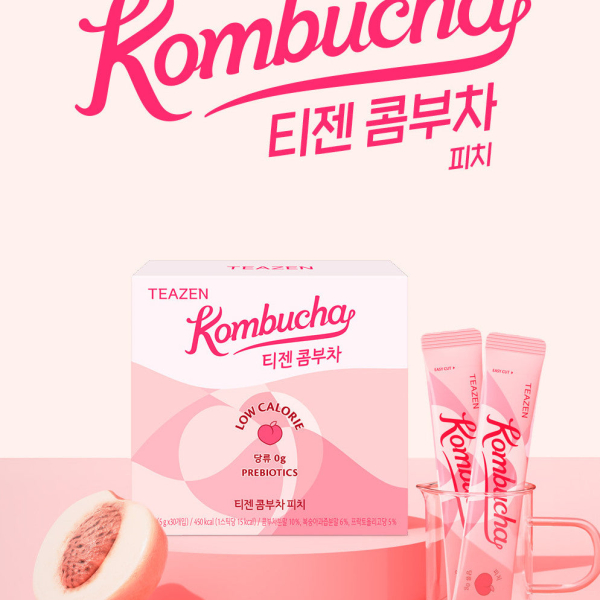 TEAZEN Kombucha Peach 5g*30sticks