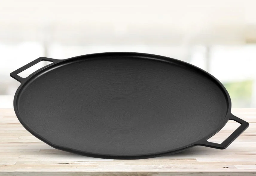 Sisem Cast Iron Meat Grill Pan Induction Griddle Pan - Image 3