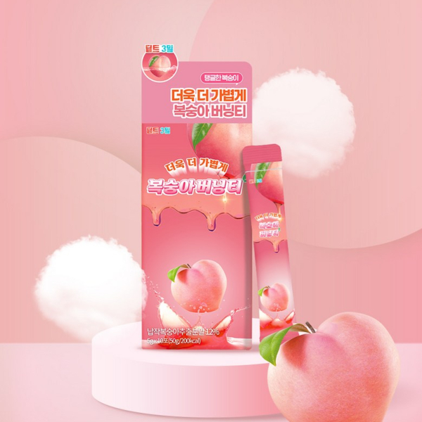 Deepte 3-Day Peach Burning Tea 10sticks