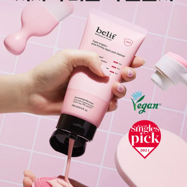 belif Super Knights Pore Tightening Vegan Pack Cleanser 150ml