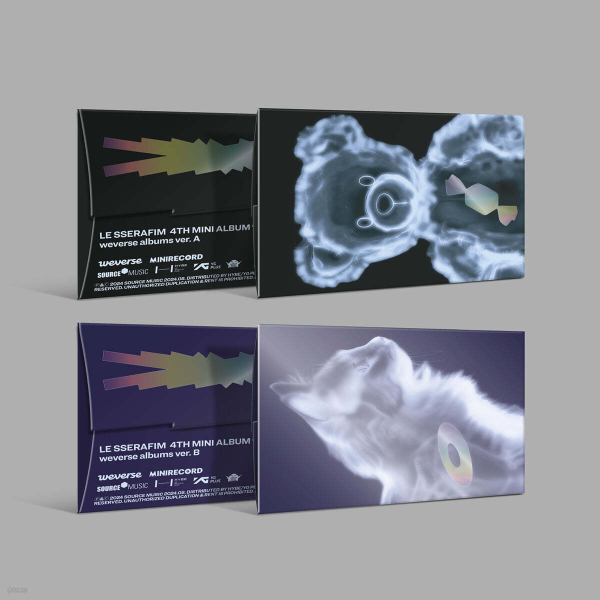 LE SSERAFIM - 4th Mini Album 'CRAZY' [weverse albums ver.]