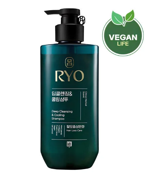 RYO Deep Cleansing & Cooling Shampoo Citrus Scent 480ml
