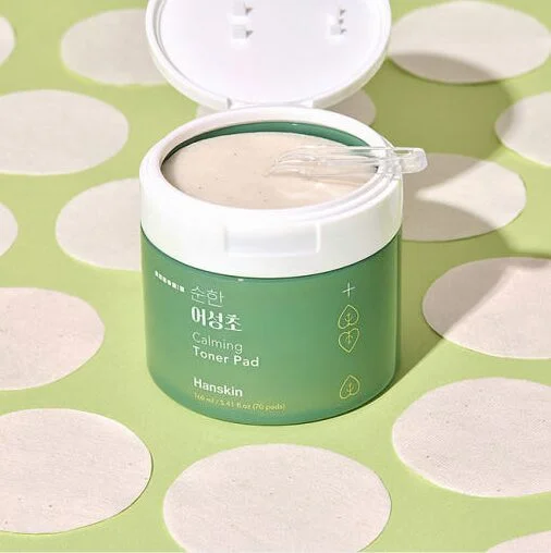 Hanskin Soonhan Houttuynia Calming Toner Pad 160ml 70pads+Refill 70pads