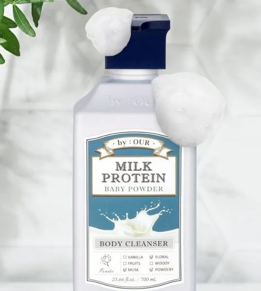 BY_OUR Milk Protein Baby Powder Body Cleanser 700ml