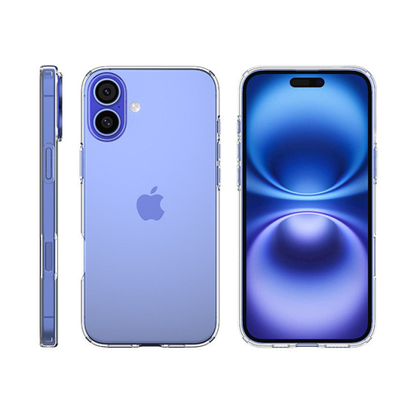 spigen iPhone 16 Plus Case Clear Jelly Liquid Crystal - Crystal Clear