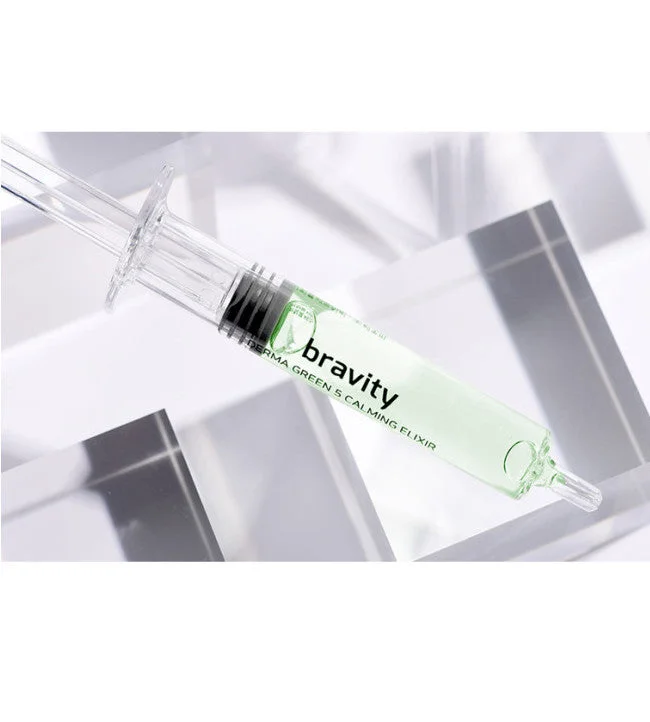 bravity Green 5 Calming Elixir Soothing Ampoule 3.5ml*7ea - Image 3