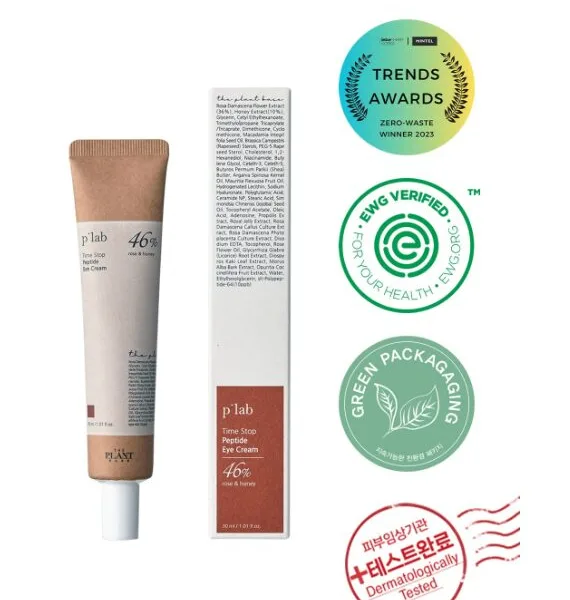 THE PLANT BASE Time Stop Peptide Eye Cream 30ml