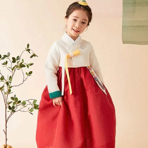 Kiztt Yeonhong Girls' Hanbok - Image 4