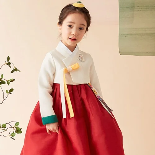 Kiztt Yeonhong Girls' Hanbok - Image 2