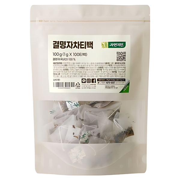 Jayeonzin Gyeolmyeongja(Cassia Seed) Tea Triangle 100 Tea Bags