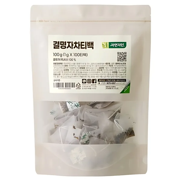 Jayeonzin Gyeolmyeongja(Cassia Seed) Tea Triangle 100 Tea Bags