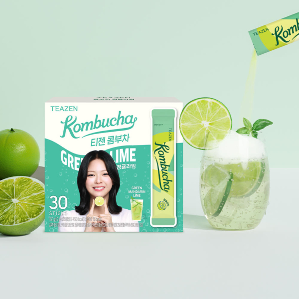Teazen Kombucha Green Tangerine Lime 5g*30sticks