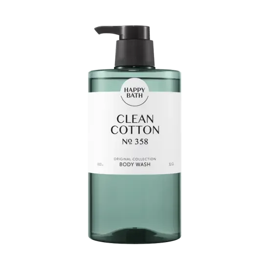 HAPPY BATH Original Collection No 358 Clean Cotton Body Wash 910g - Image 2