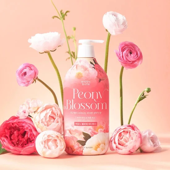 HAPPY BATH PEONY BLOSSOM BODY WASH 900g