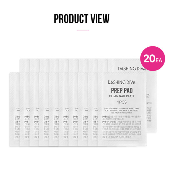 DASHING DIVA Nail Care Prep Pad 20ea