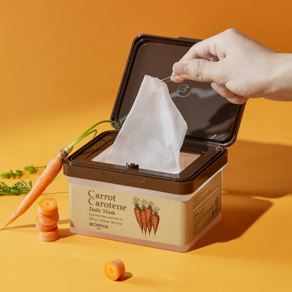 SKINFOOD Carrot Carotene Daily Mask Sheet 270g 30pcs