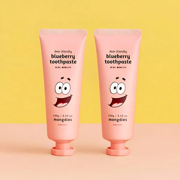 mongdies SpongeBob Blueberry Scent Kids Toothpaste 100g*2ea [For children who spit out toothpaste]