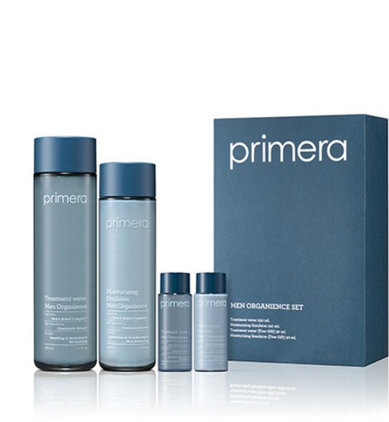 Primera Men Organience Treatment Water 230ml + Emulsion 160ml Set