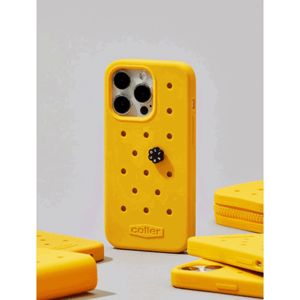 Line Friends - iPhone 14/14PRO COLLER Honey Yellow Mobile Phone Case - EmpressKorea