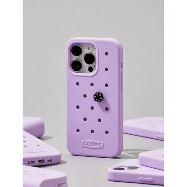 Line Friends - iPhone 14/14PRO COLLER Soft Lilac Mobile Phone Case - EmpressKorea