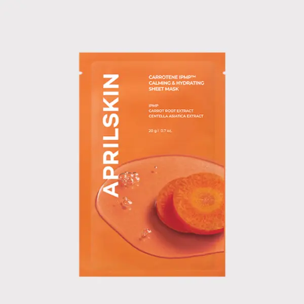APRILSKIN Carrotene IPMP Calming & Hydrating Sheet Mask 20g*10pack