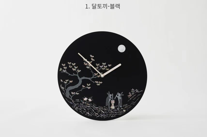 K-Heritage Mother-of-Pearl Lacquer Wall Clock - Image 4