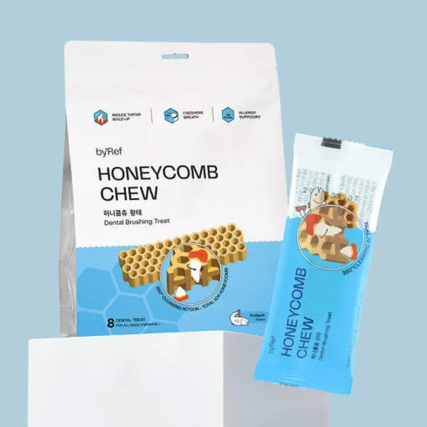 byRef Honeycomb Chew Dried Alaska Pollock M 128g