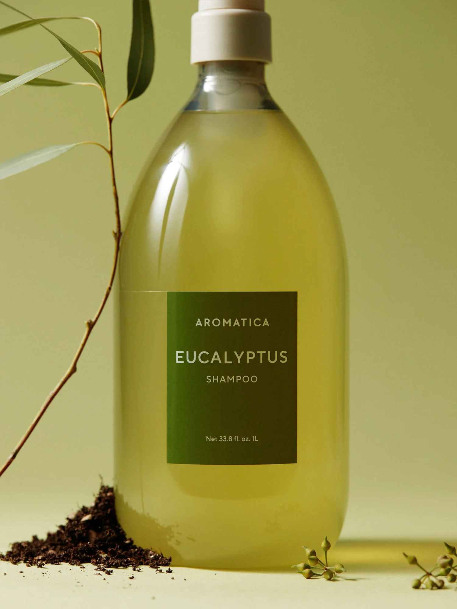 AROMATICA Eucalyptus Shampoo 1L - Image 2
