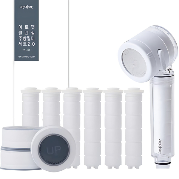 atojet Cleansing Kitchen Handy Type+Head Filter 3p+Body Filter 6p