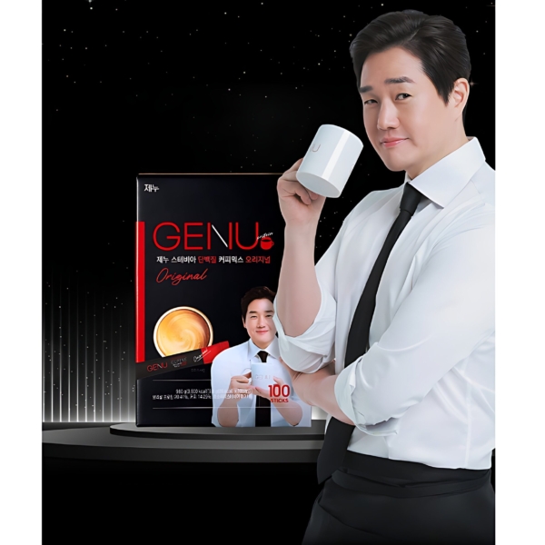 GENU Stevia Protein Coffee Mix 9.8g*100sticks