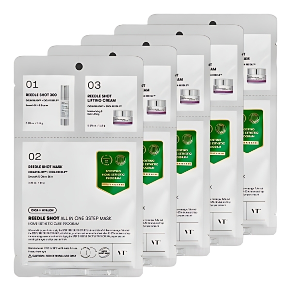 VT COSMETICS REEDLE SHOT All in One 3Step Mask * 5pack
