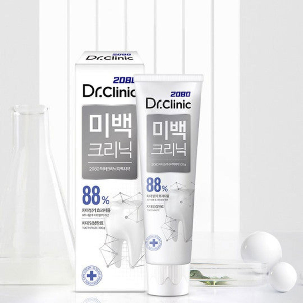 2080 Dr. Clinic Vivid Whitening Clinic Toothpaste 120g*4 - EmpressKorea