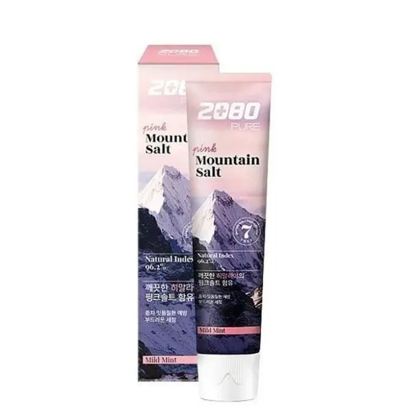 2080 PURE Pink Mountain Salt Toothpaste 120g 6pcs - EmpressKorea