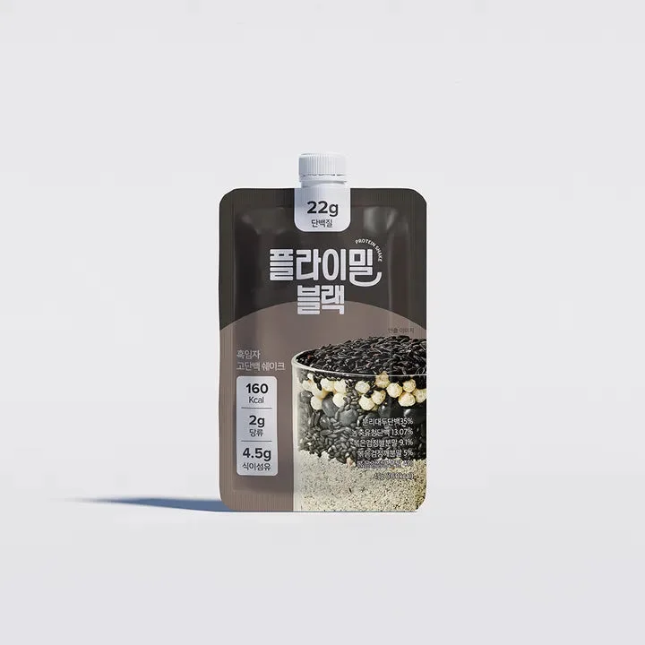 Flimeal Black Sesame Latte Shake 40g x 7ea - Image 2