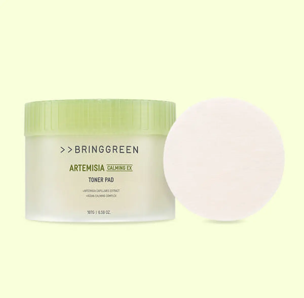 BRING GREEN Artemisia Calming pH Balanced Toner Pads 150g 75EA