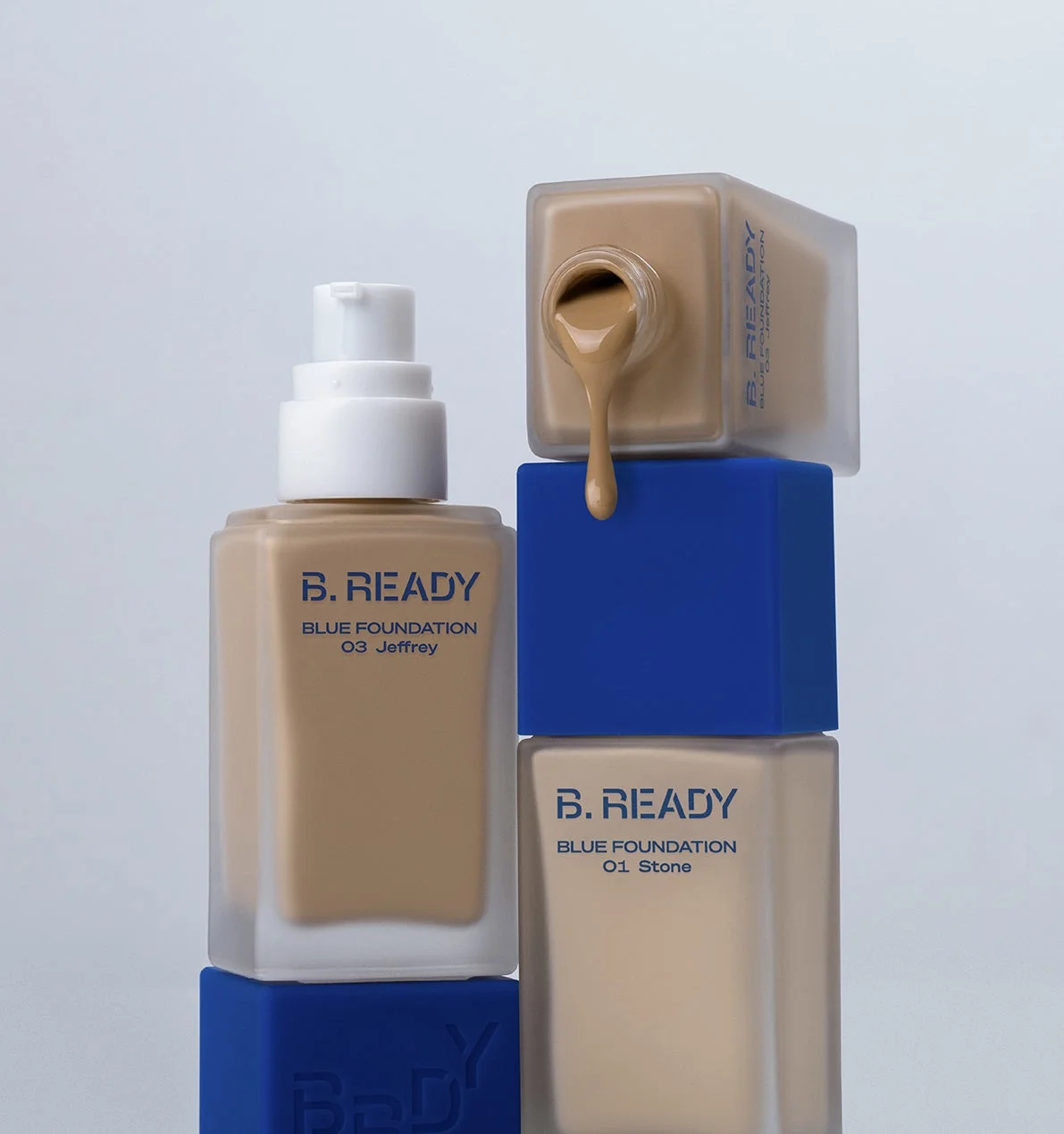 B.READY for Men Blue Foundation SPF 27 PA++ 35ml - Image 2
