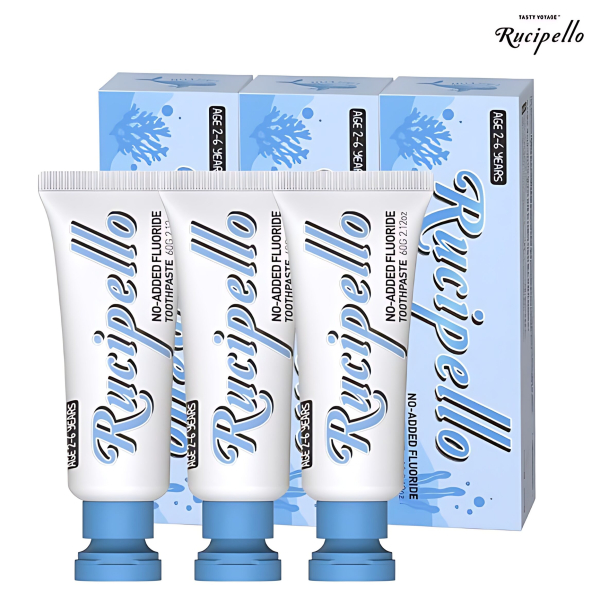 Rucipello Infant No-Added Fluoride Toothpaste 60g*3ea
