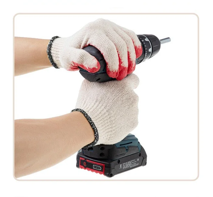 Tamsaa Half-Coated Cotton Gloves 10set - Image 2