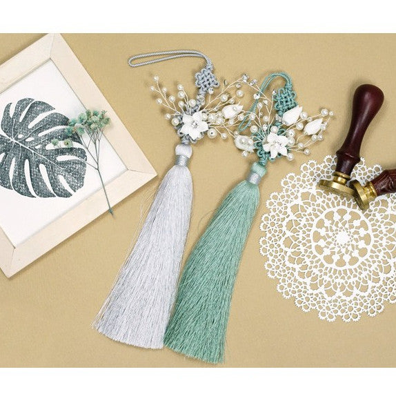 Hanbok Chrysanthemum Knot Tassel Norigae