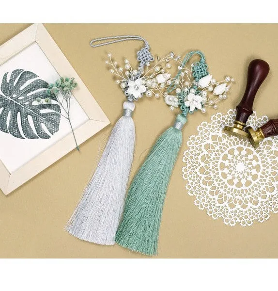 Hanbok Chrysanthemum Knot Tassel Norigae